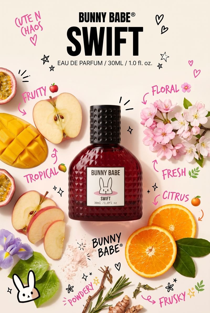 Bunny Babe Swift with its scent notes